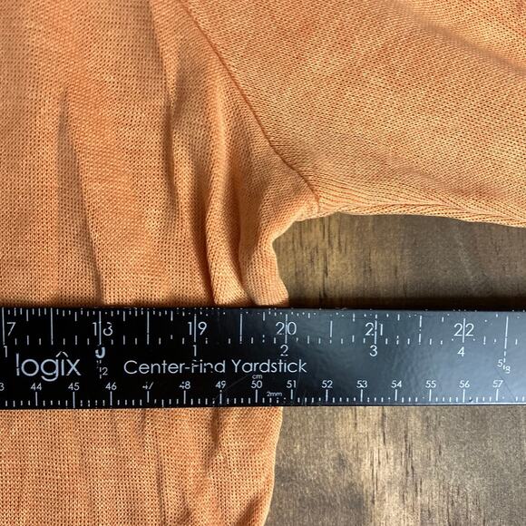 Athleta Womens Sweater Orange Coaster Luxe Recover Modal Blend Small - Picture 8 of 12